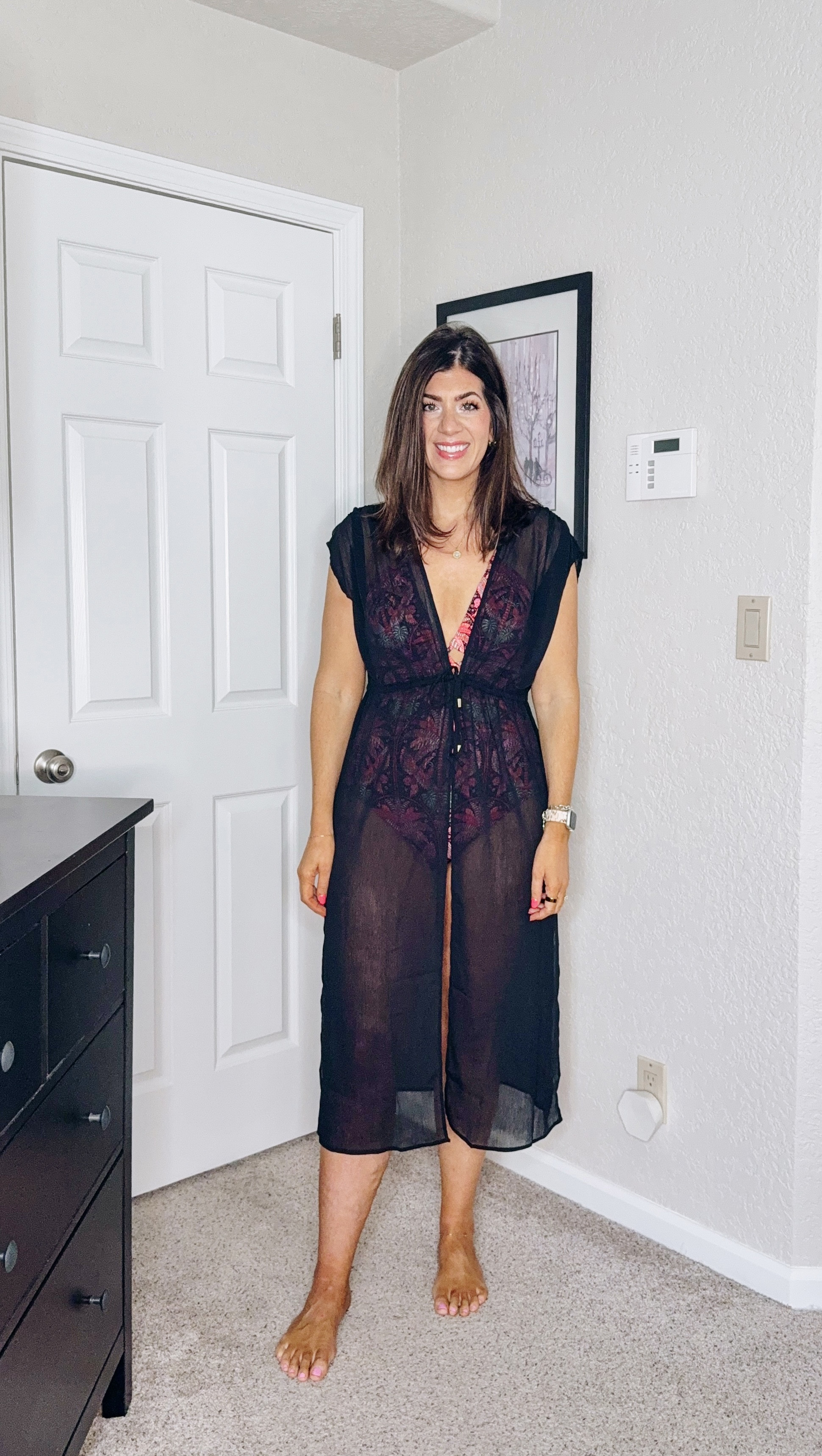 In a medium swim cover and a large swimsuit 

#LTKSwim #LTKFindsUnder50 #LTKMidsize