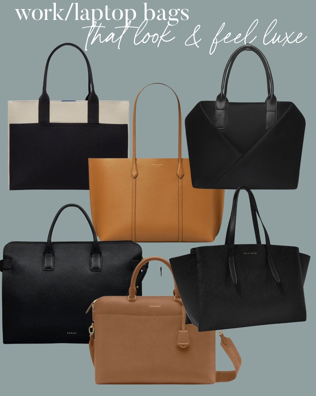 Laptop work bags for the office. Travel tote. Luxury work bags 

#LTKdayinmylife #LTKootd #LTKWorkwear