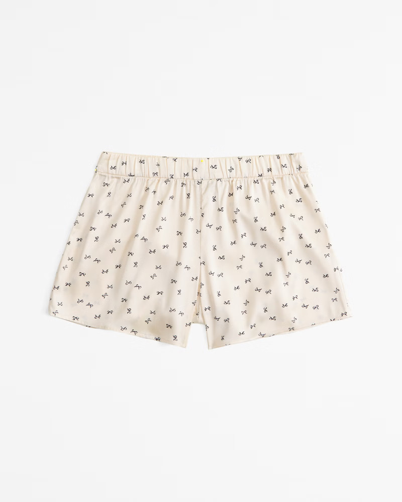 Satin Sleep Short | Abercrombie & Fitch (US)
