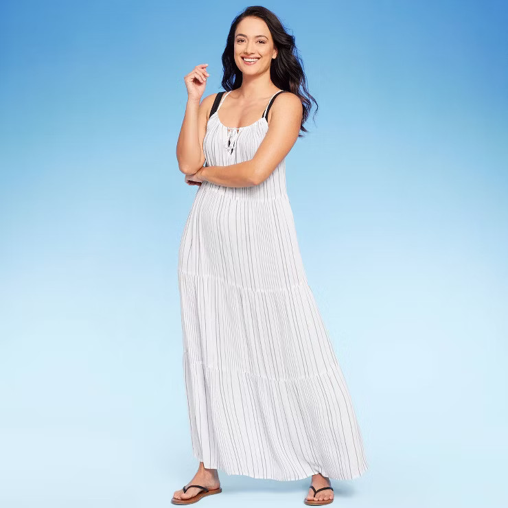 Women's Tiered Maxi Cover Up Dress - Kona Sol™ | Target