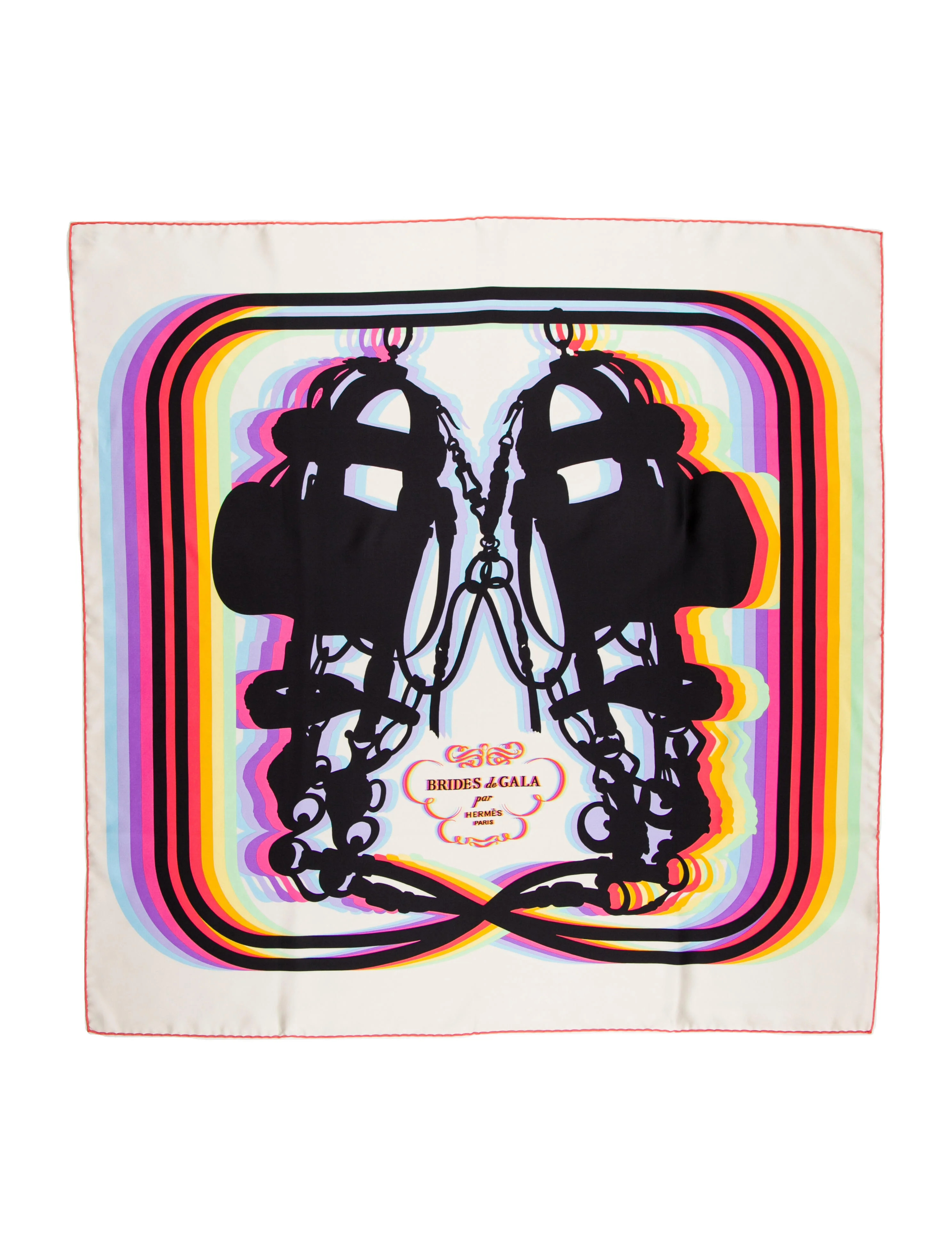 Brides De Gala Shadow Silk Scarf w/ Tags | The RealReal