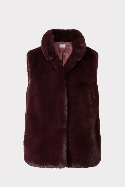 Faux Fur Kira Vest - MILLY | MILLY | MILLY
