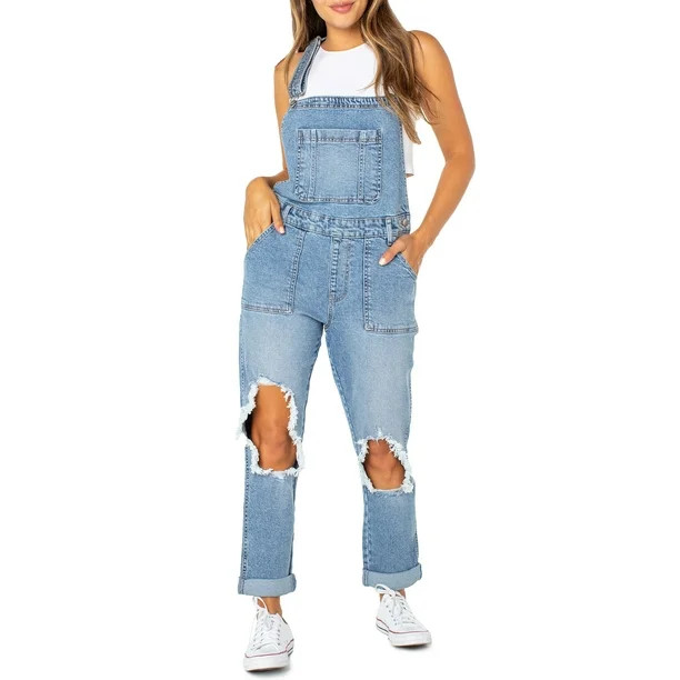 Celebrity Pink Women's Relaxed Overall - Walmart.com | Walmart (US)