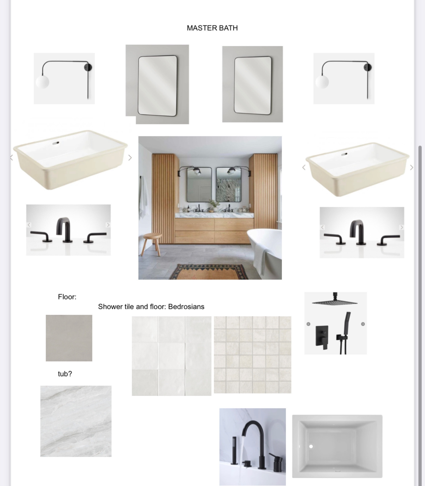 Master bath 