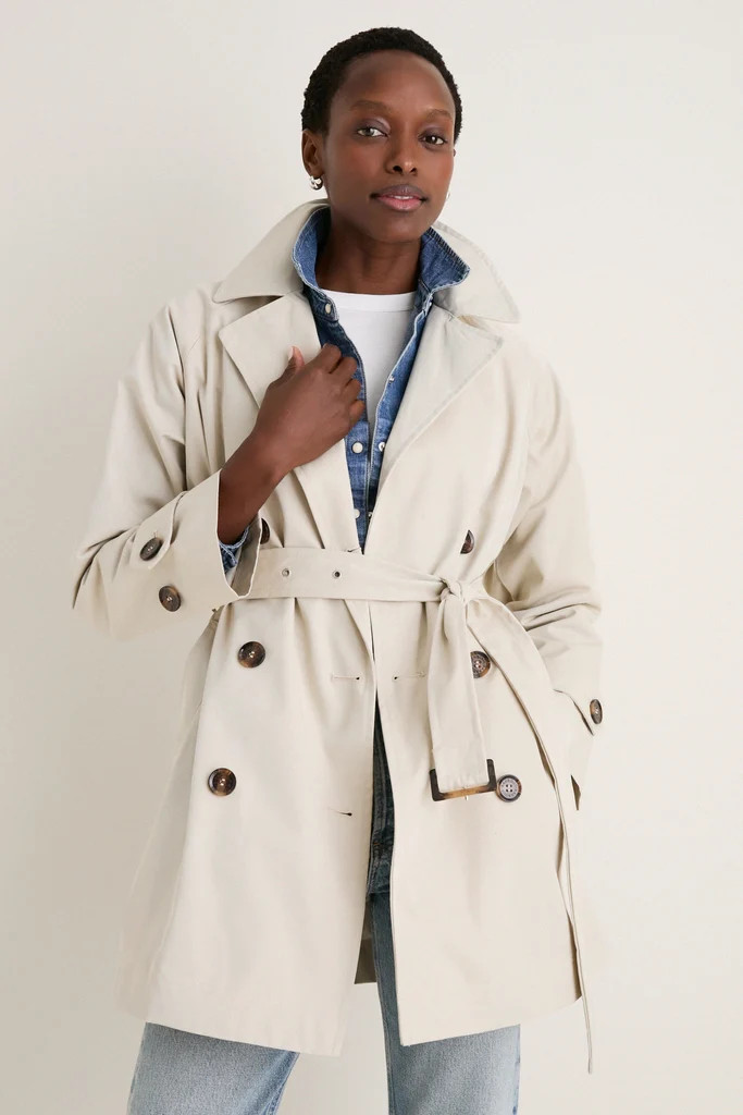 Mist Adare Trench Showerproof Jacket | Tuckernuck (US)