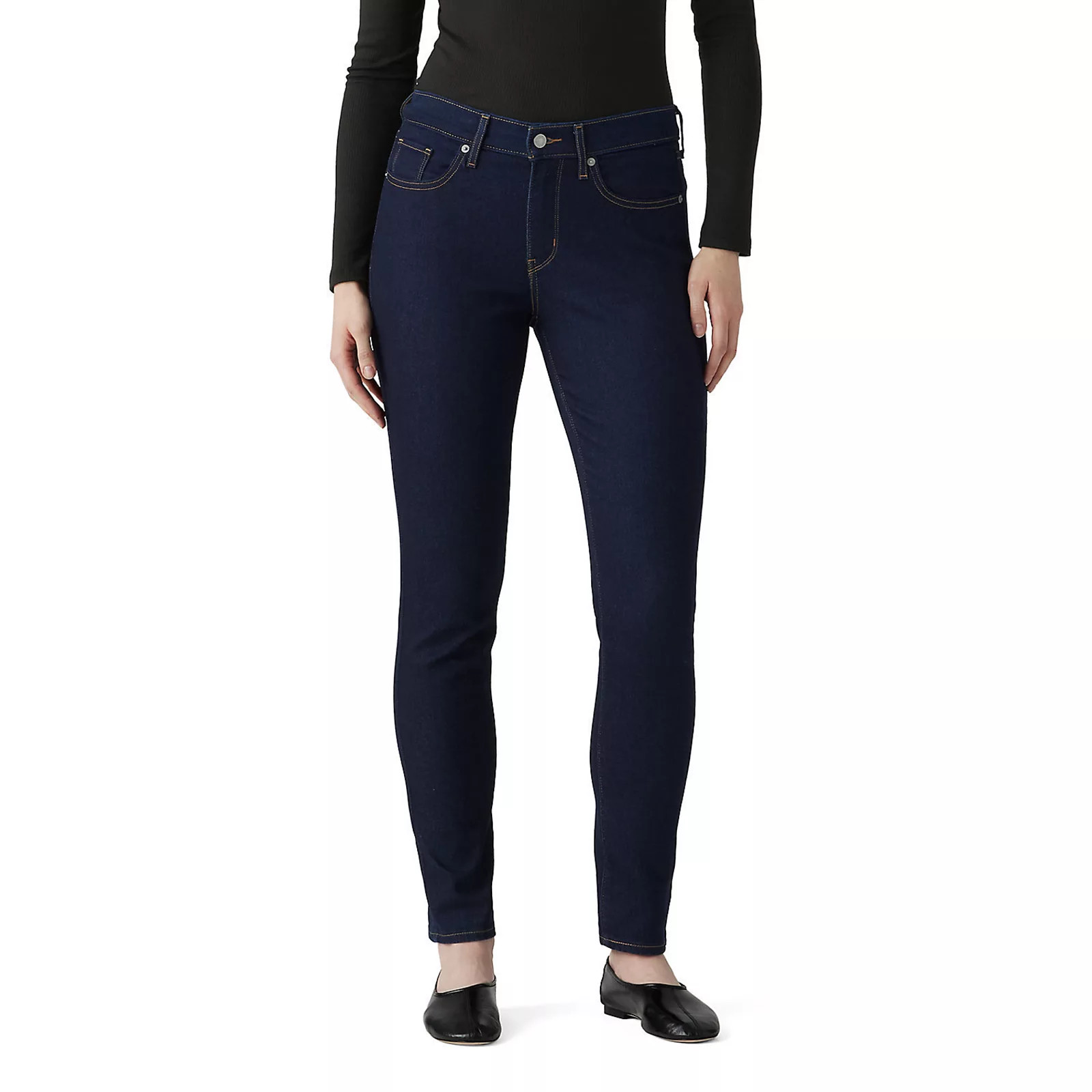 Women's Levi's® Classic Skinny Jeans, Size: 33(US 16)Small, Darkest | Kohl's