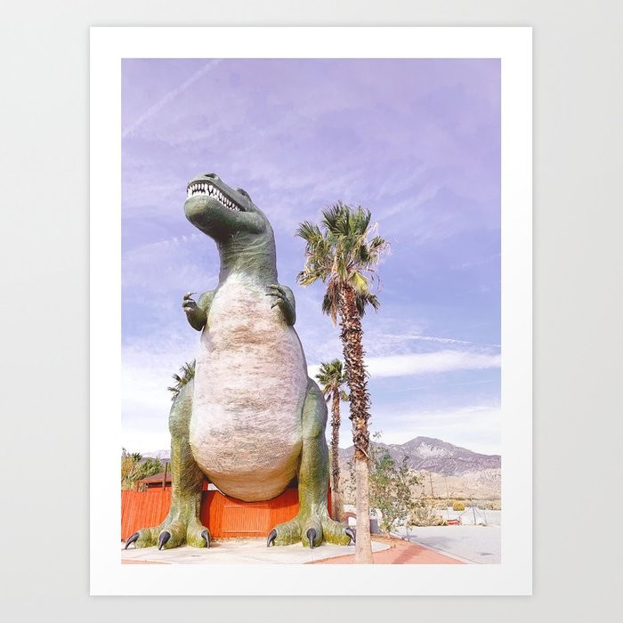 Jurassic Park, Palm Springs Art Print | Society6