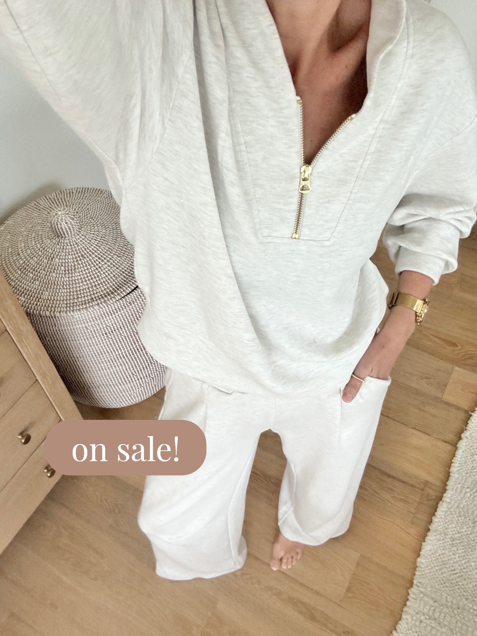 Matching lounge set. I am 5’11” wearing small and small 32” inseam.

#LTKSaleAlert #LTKOver40 #LTKTall