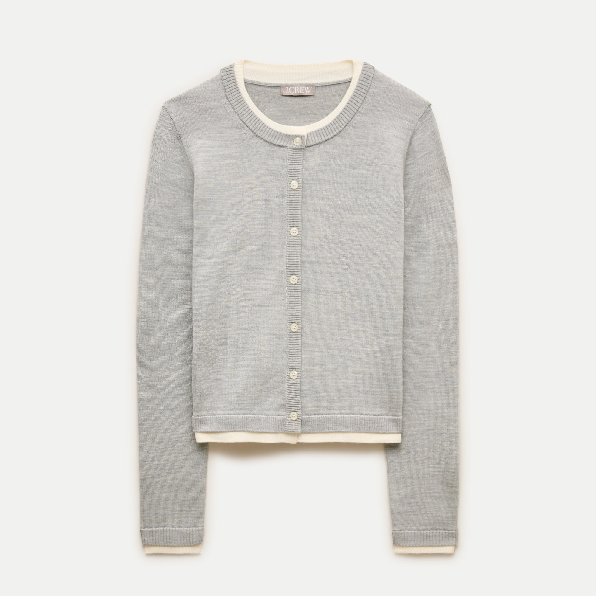 Double-layer cardigan in merino wool | J. Crew US