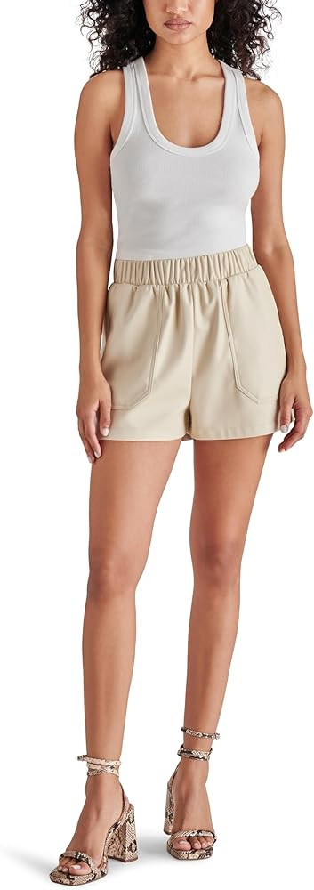 Steve Madden Womens Faux The Record Short | Amazon (US)