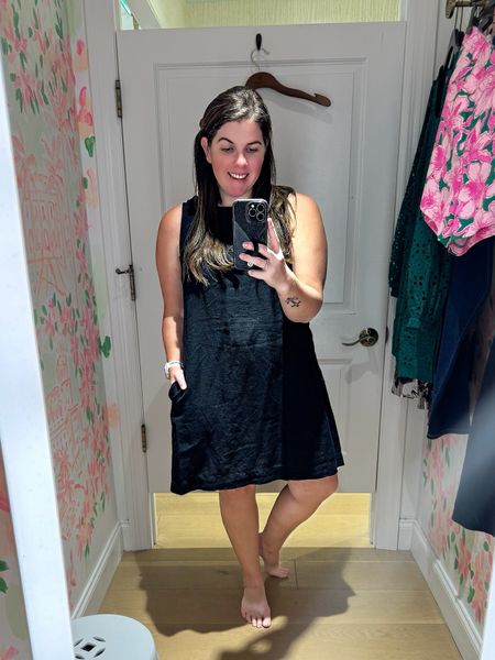 This linen dress is one of my favorites from the last sale! It’s lightweight, fits TTS is breezy and so perfect for the warmer months! The dress comes in black and one other print and is on sale for $64 (originally $188)!

#LTKmidsize #LTKsalealert #LTKfindsunder100