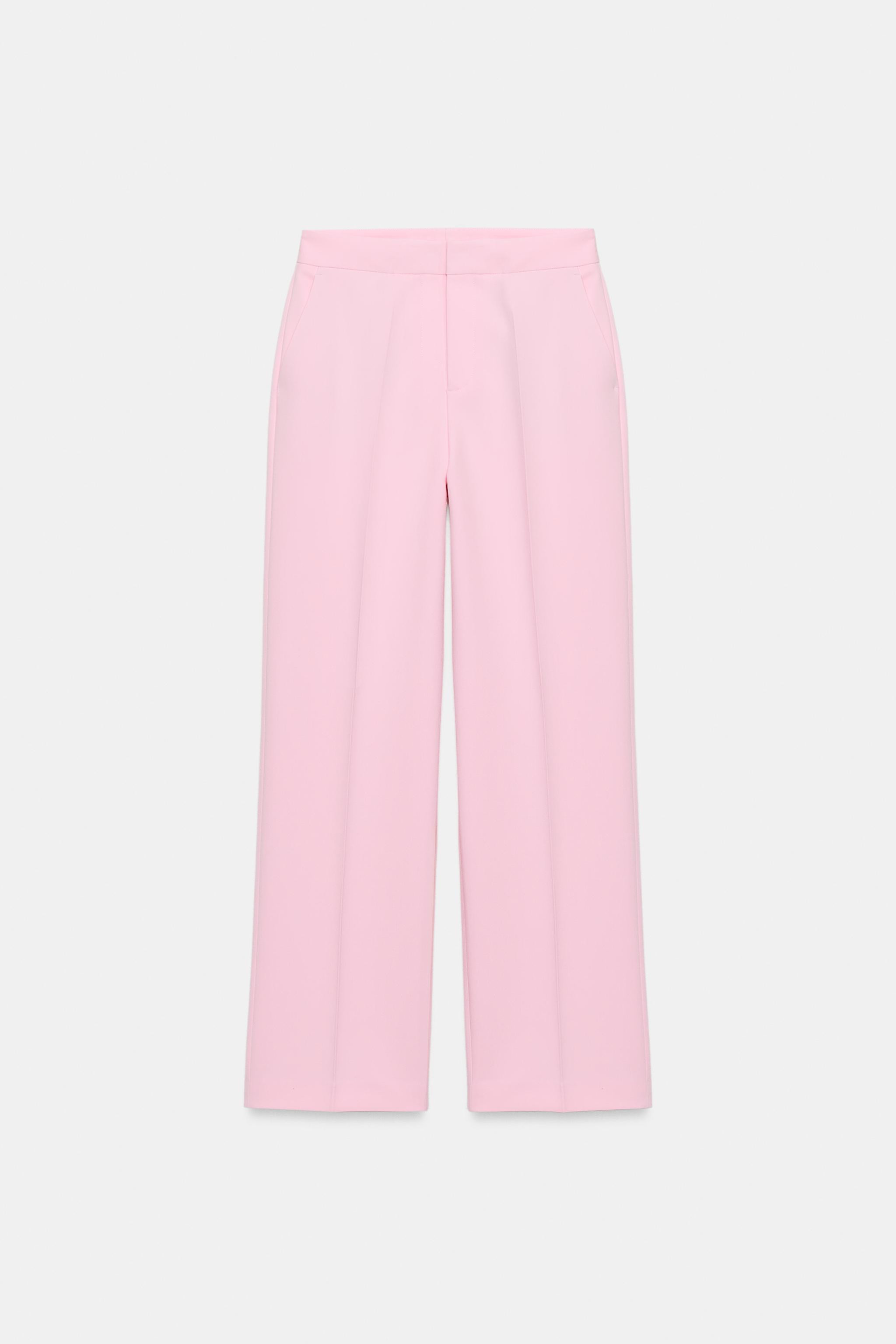 LOW-RISE STRAIGHT LEG PANTS | Zara US