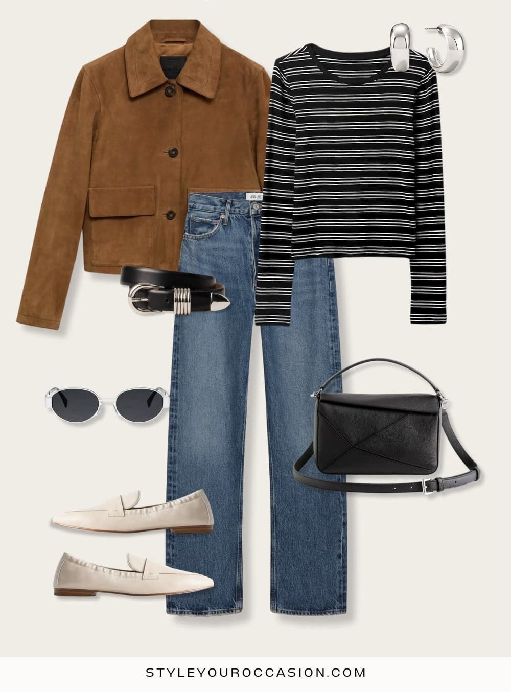 30 days of fall outfit ideas 💡 - suede jacket outfit 

Fall outfits, simple style, casual outfit, neutral style, fall style 

#LTKSeasonal #LTKFindsUnder100 #LTKItBag
