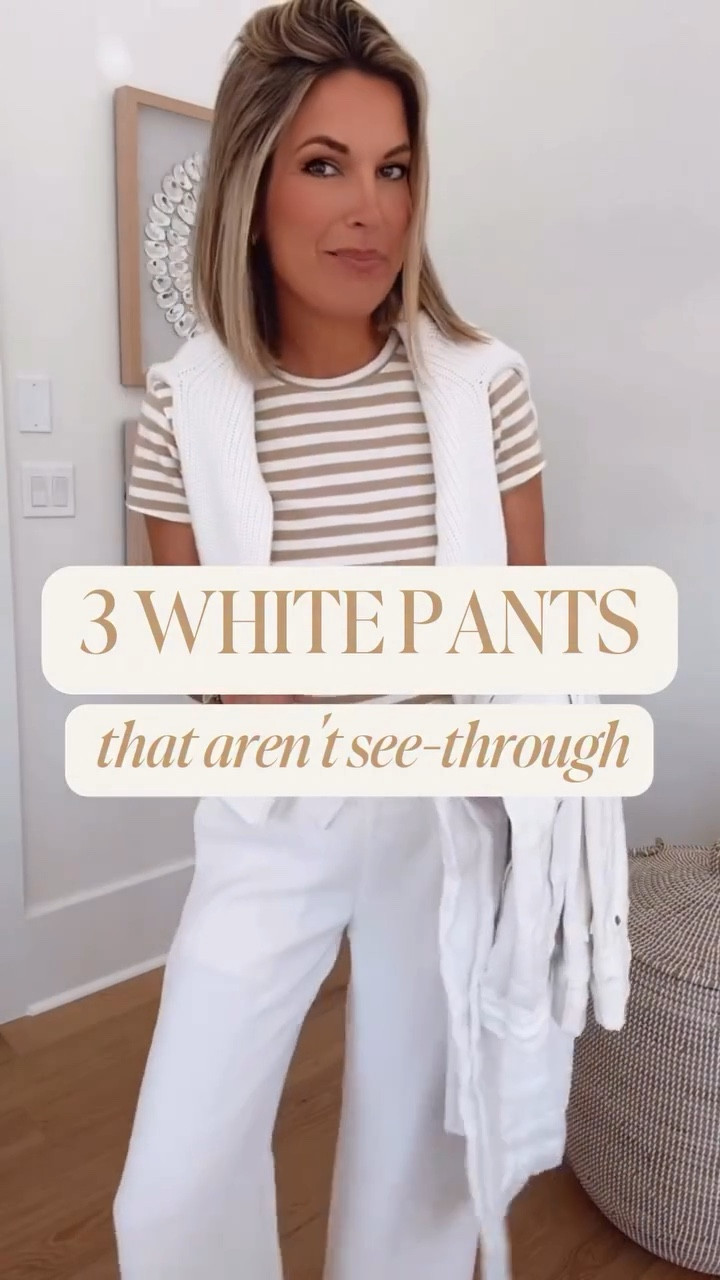 Tall friendly white pants for spring. I have small tall and 27 tall. Small tee. Linking a save pair of white crepe pants but no tall sizes are in stock.  

#LTKootd #LTKSaleAlert #LTKTall