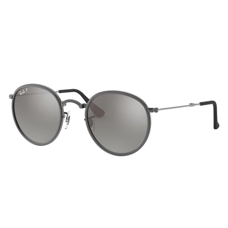 Ray-Ban Round Folding Gunmetal Sunglasses, Polarized Gray Lenses - Rb3517 | Ray-Ban (US)