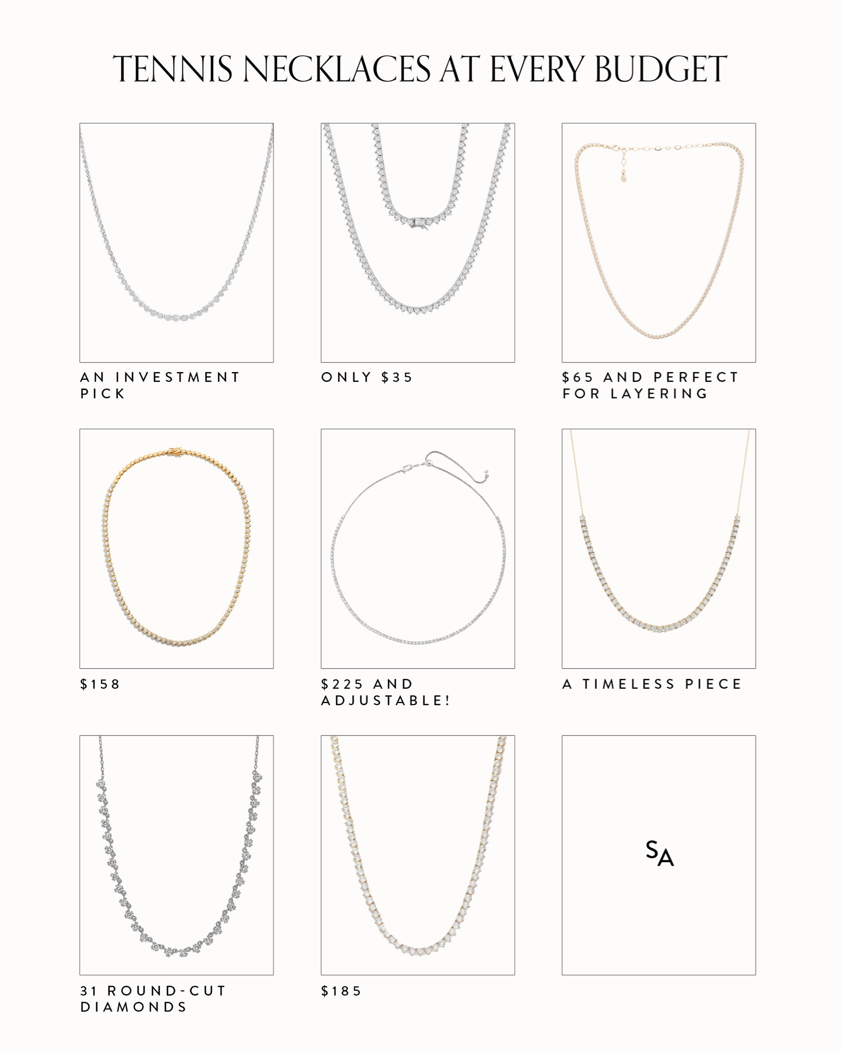 Tennis Necklaces at Every Budget

#LTKStyleTip