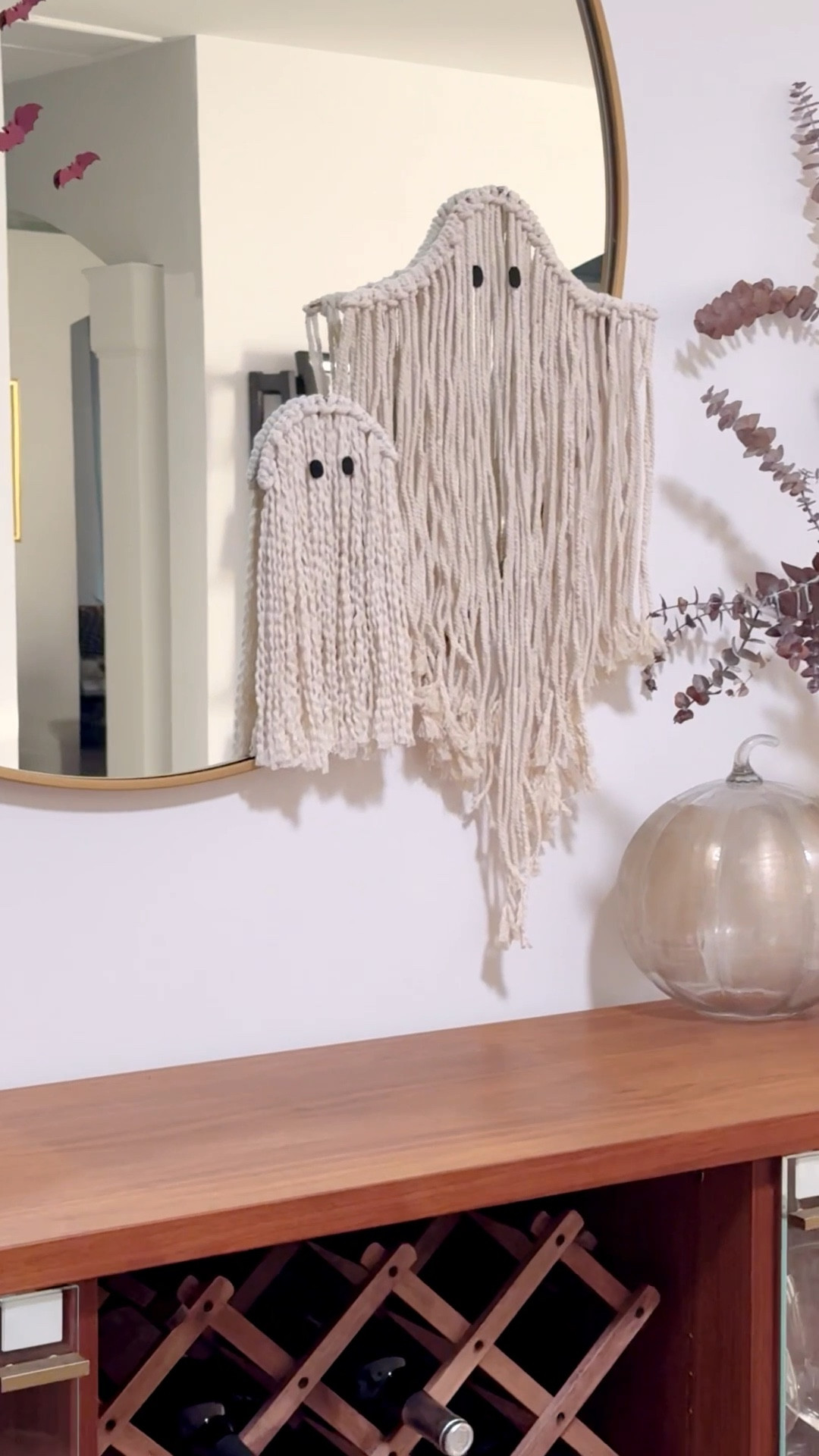 Macrame ghost! I linked similar ones to buy or I show you how to make them and linked the materials also! Stay Spooky!!! 

#LTKHome #LTKU #LTKSeasonal