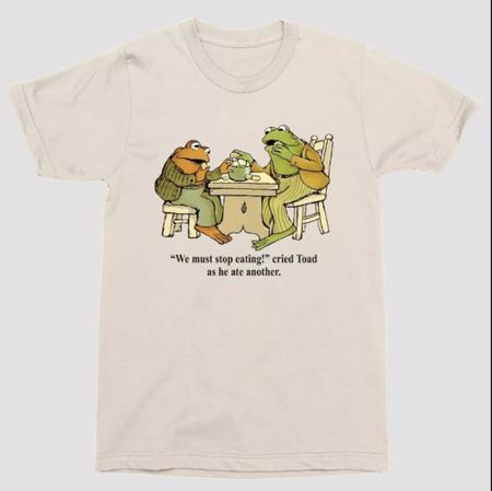 For my fellow Frog and Toad lovers, THIS TEE SHIRT will be your new favorite. I just immediately added to my cart and cannot wait to wear it all the time. 😭😍
Just $14!

#LTKsalealert #LTKfindsunder50 #LTKstyletip