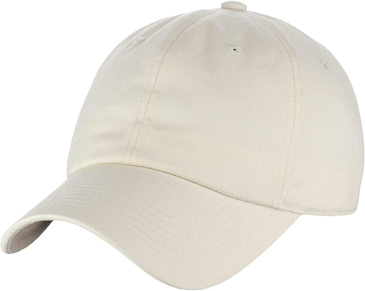 C.C Unisex Classic Blank Low Profile Cotton Unconstructed Baseball Cap Dad Hat | Amazon (US)