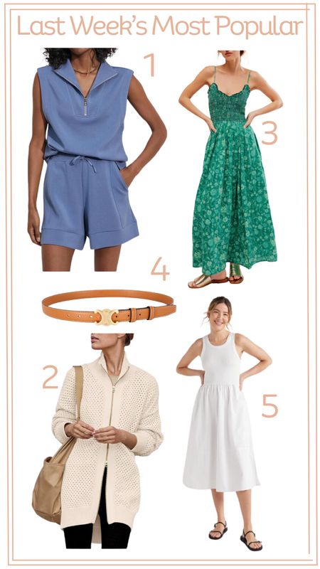 Last week’s most popular projects including Varley look a likes from amazon, a free people dress, a Walmart dress, and a designer inspired belt from amazon! 

#LTKfindsunder100 #LTKfindsunder50