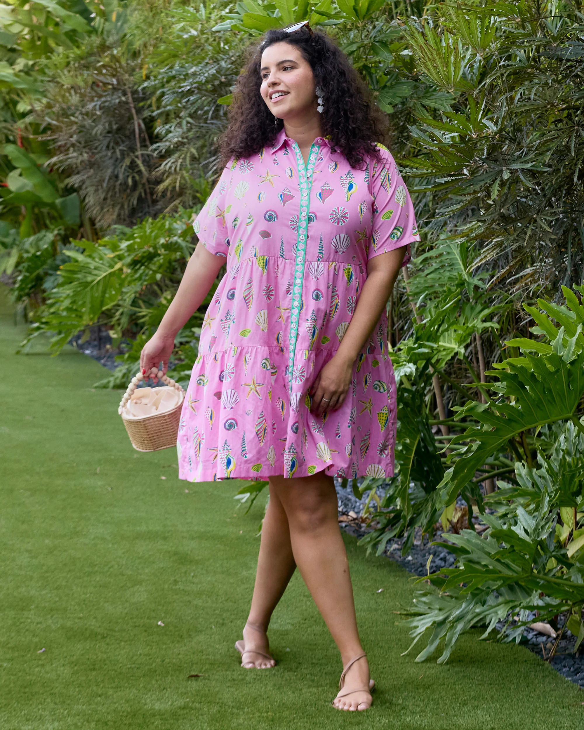 Beachcomber - Easy Elegance Dress - Neon Bubblegum | Printfresh