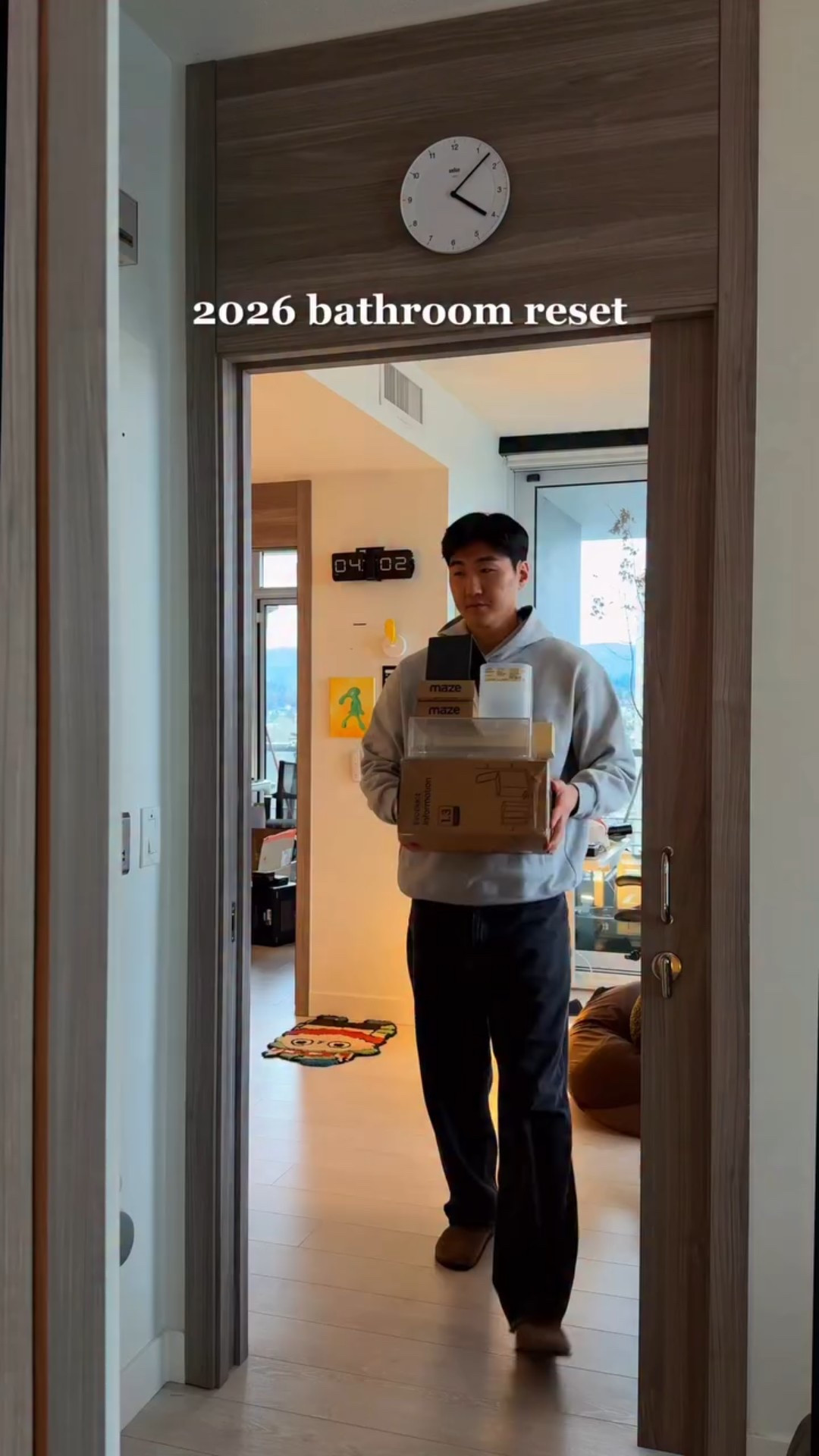 long overdue bathroom reset 🧼 been putting this off  the whole January but had to get it right as the year begins and especially with my brother coming for a visit 

#reset #cleaningmotivation #bathroomupgrade #minimalistupgrade #cozyhome