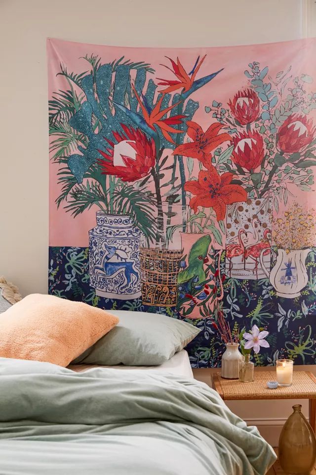 Lara Lee Meintjes For Deny Domesticated Jungle Tapestry | Urban Outfitters (US and RoW)