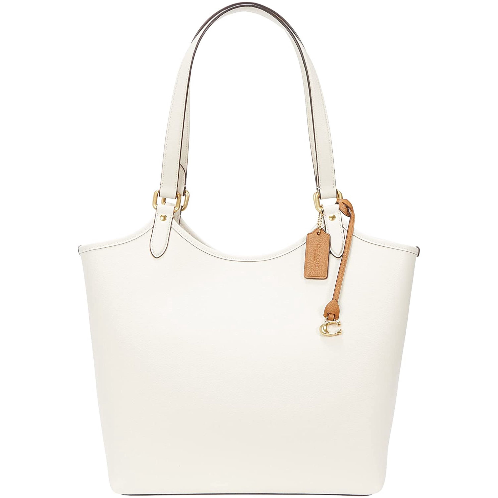 COACH Polished Pebble Leather Everyday Tote One Size Chalk | Walmart (US)
