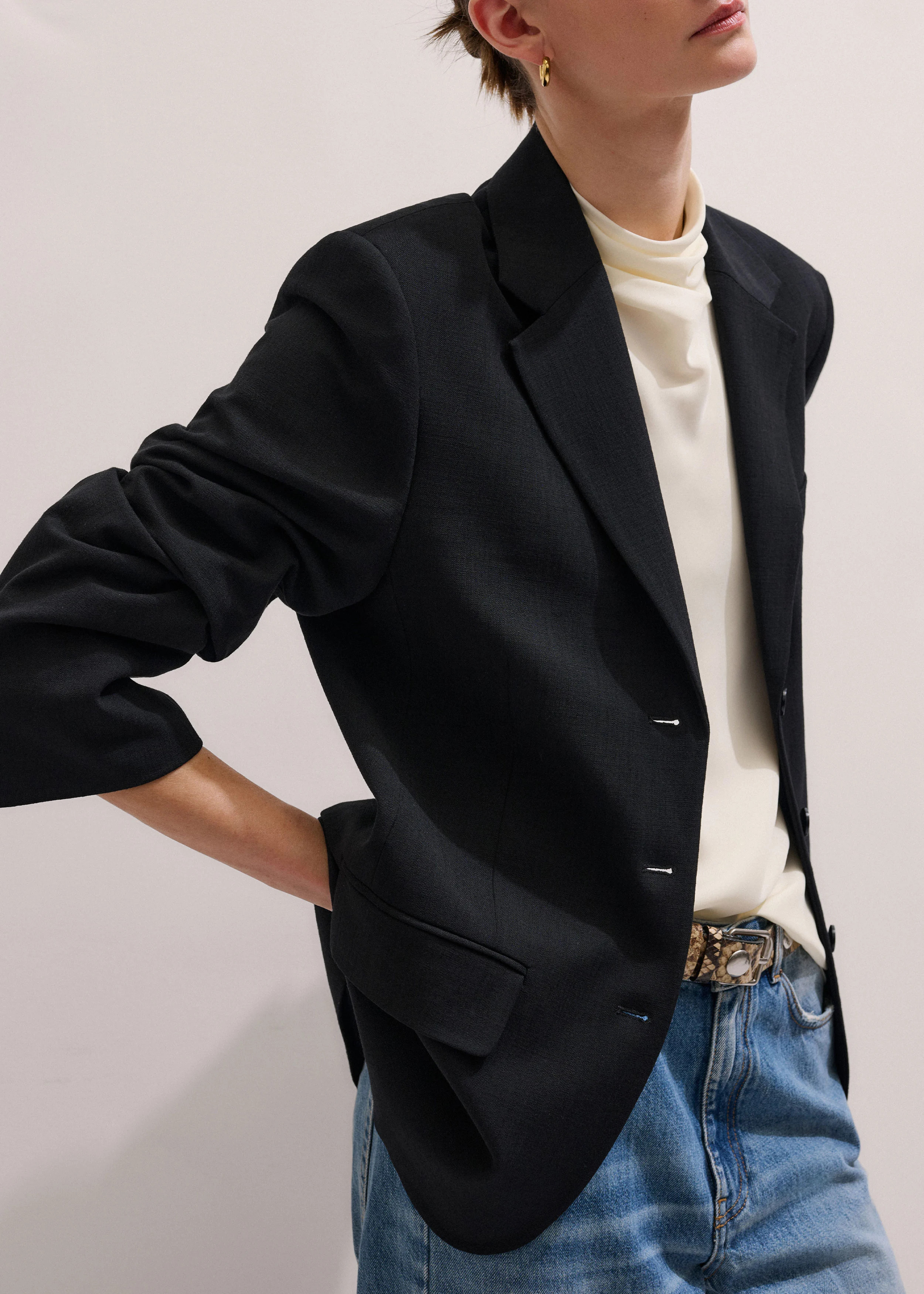 Icon Oversized Blazer Soft Structure Tailoring | ME+EM Global (Excluding US)