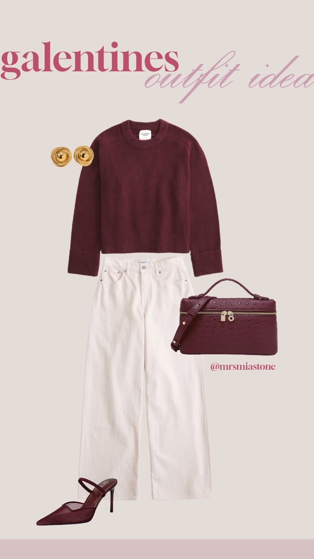 Galentines outfit idea 

#LTKootd #LTKValentine