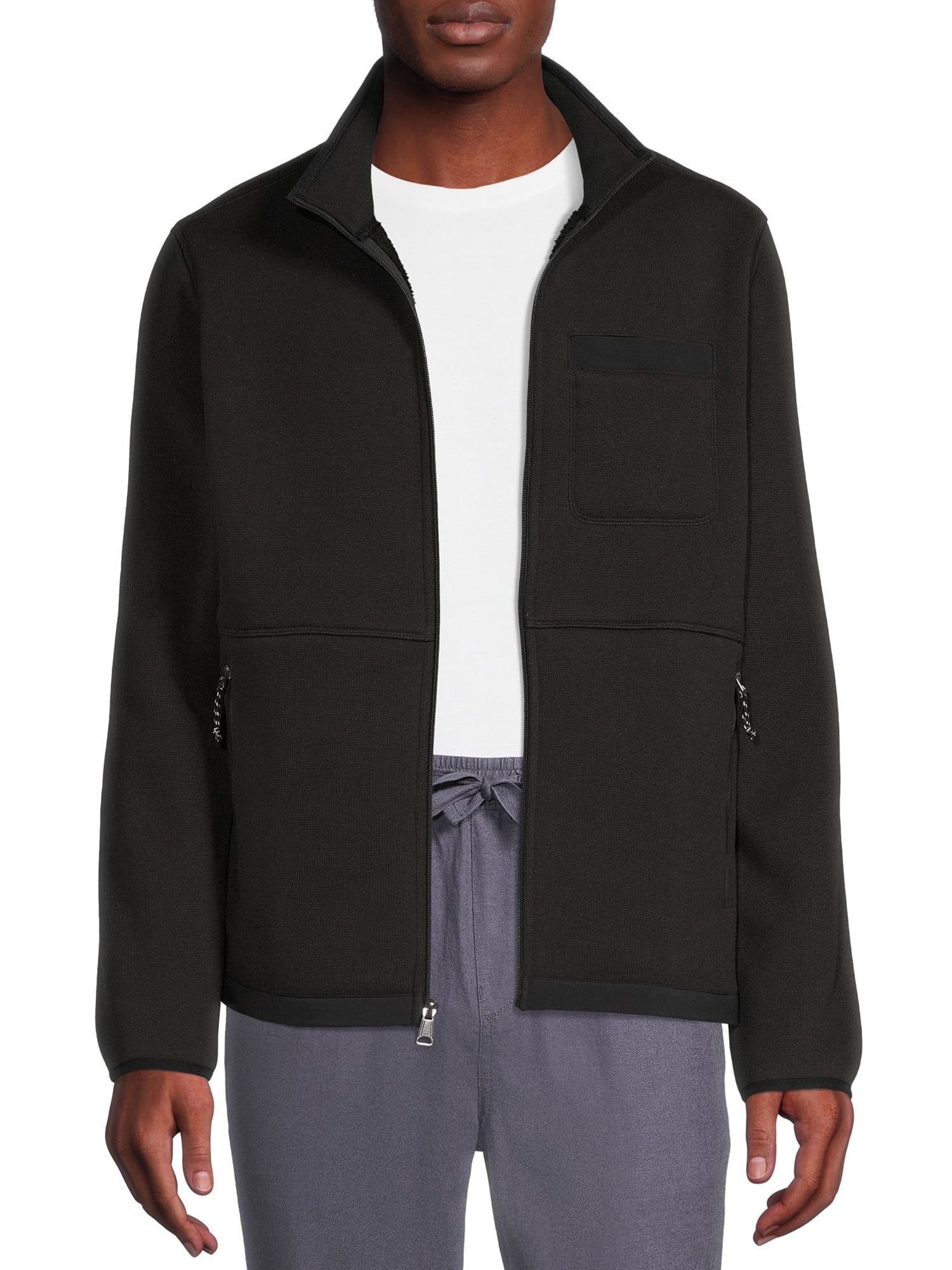 George Men's and Big Men's Sweater Fleece Jacket, up to Size 5XL - Walmart.com | Walmart (US)