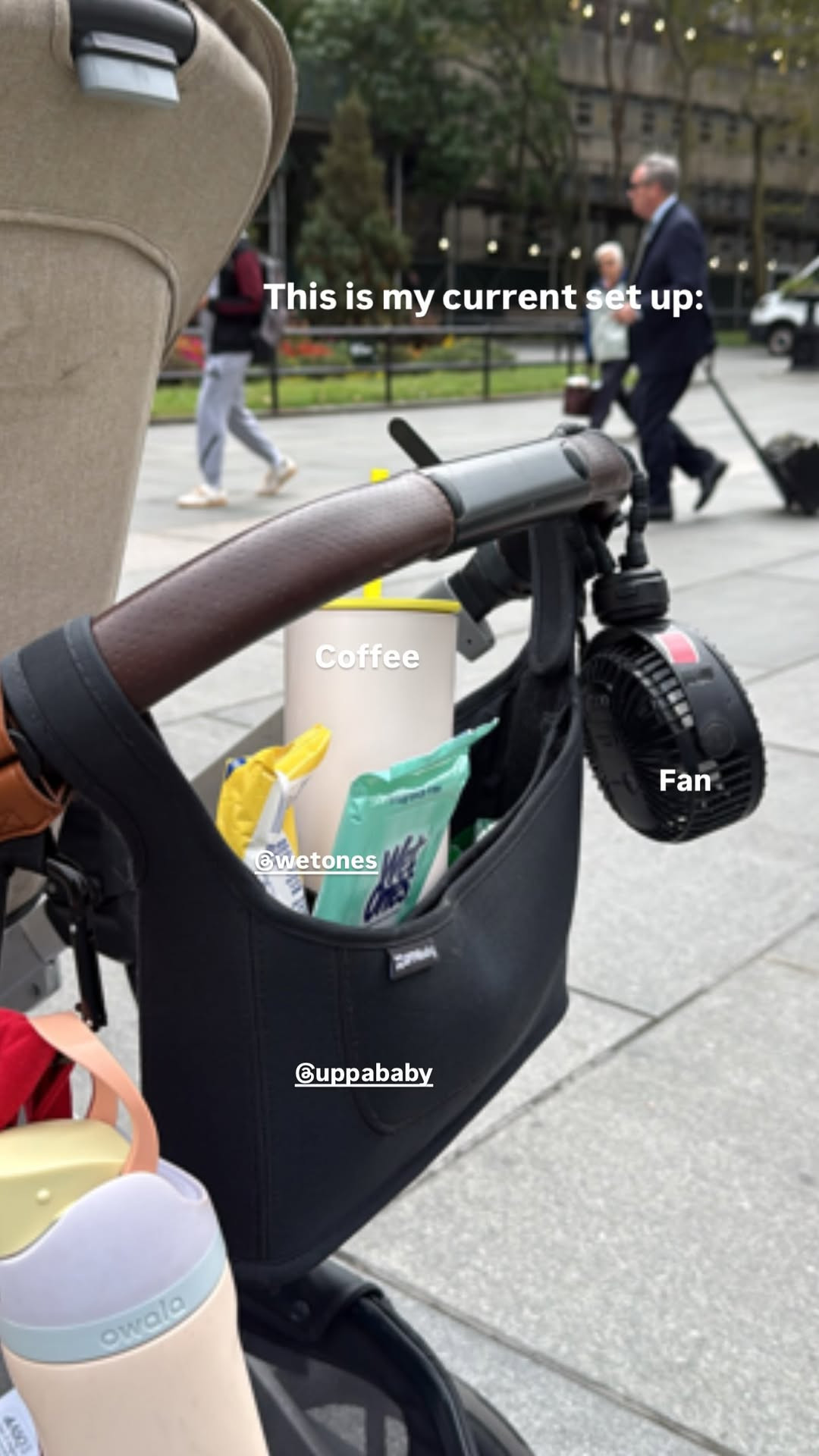 My current stroller setup for days on the go 🤍 Coffee, snacks, a fan, and all the little essentials within reach!

#StrollerEssentials #StrollerSetup #MomEssentials #MomLife #MomOnTheGo #BabyEssentials #Uppababy #StrollerMustHaves #NewMomEssentials #EverydayMom #LTKMom #LTKBaby #LTKFinds #ShopLTK 

 #LTKdayinmylife #LTKmomlife #LTKKids