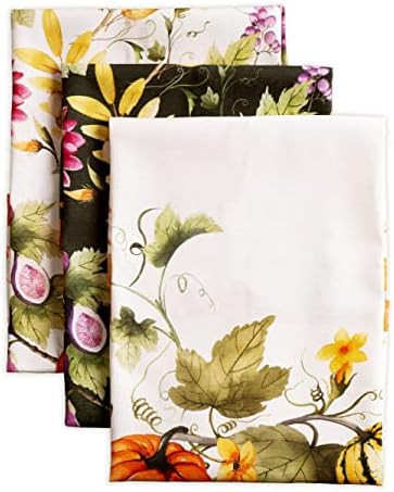 Maison d' Hermine Kitchen Towels Set of 3 100% Cotton 20" x 27.5" Reusable Cloth Tea Dish Towels ... | Amazon (US)