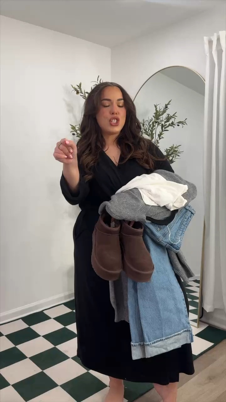 Styling an easy casual outfit for winter with some of my wardrobe staples ✨ hope this inspires you to shop your own closet instead of buying a new outfit for every occasion! 

#LTKMostLoved #LTKStyleTip #LTKMidsize