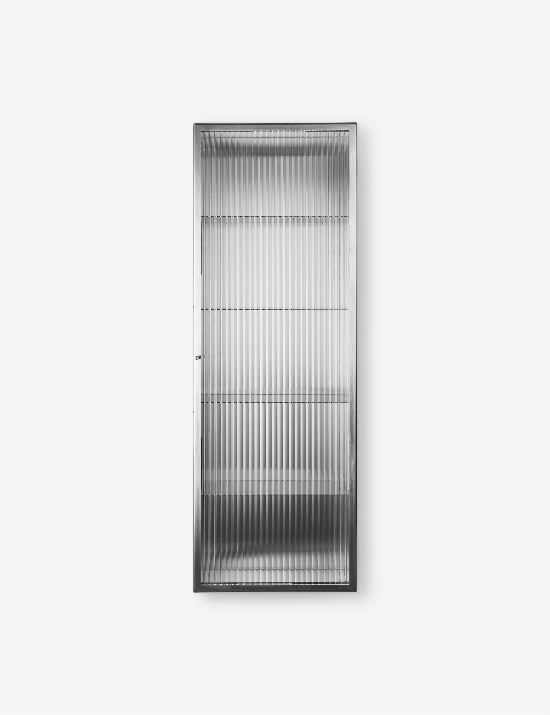 Haze Wall Cabinet by Ferm Living, Stainless Steel, Large | Lulu and Georgia 
