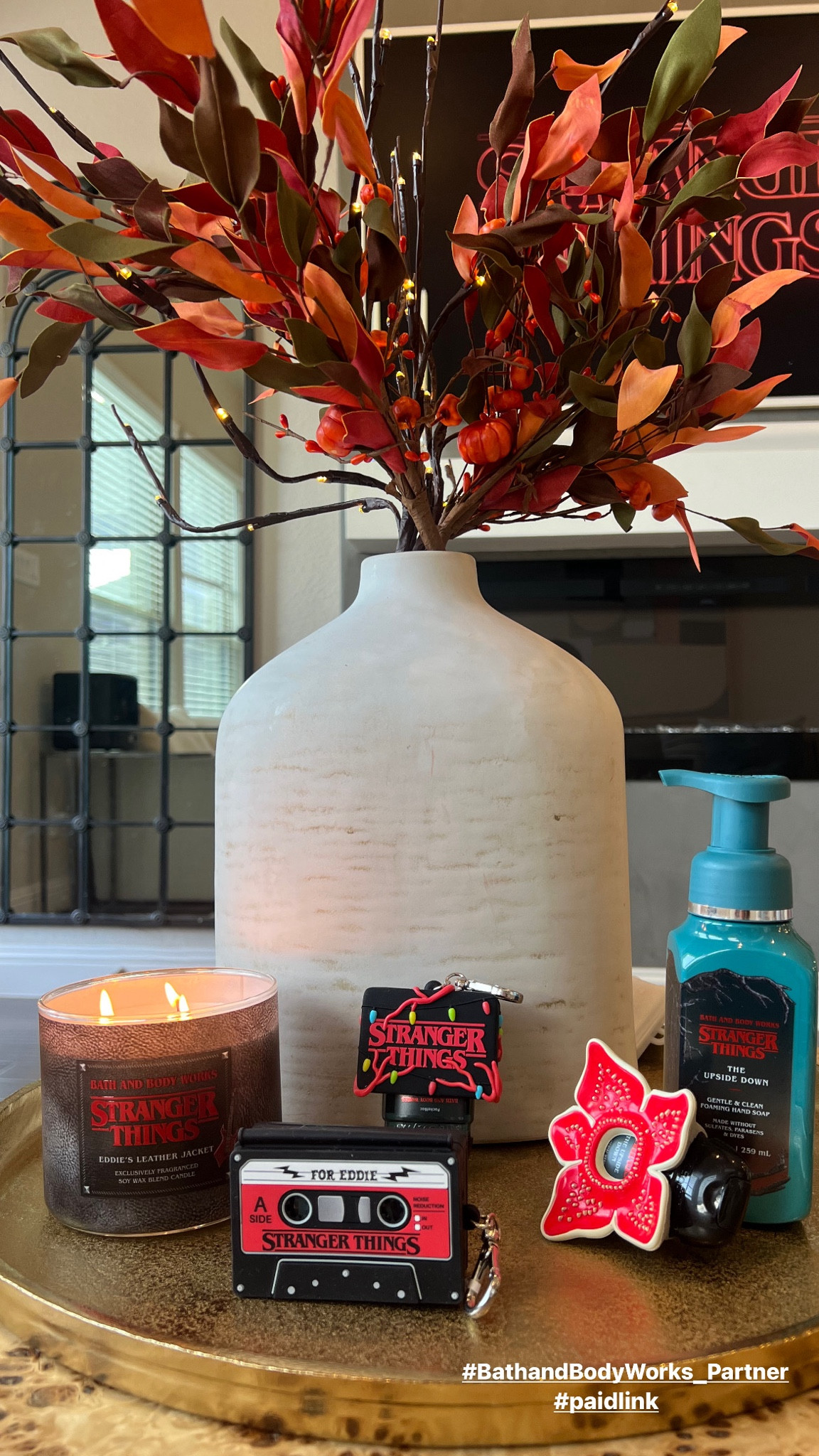 #ad #paidlink Where are my Stranger Things fans at?! Bath and Body Works just launched a line of products that has a scent for every scene & a fragrance for every feeling that Stranger Things evokes in us viewers so you can catch me using these products while I binge watch Seasons 1-4! 
Products I have: 
The Upside Down hand soap: washes away dirt and germs with a rich lather and smells amazing without the sulfates, parabens, & dyes.
The Upside Down pocketbac hand sanitizer: smells amazing and kills 99.9% of bacteria commonly found on hands! It comes in a pocket friendly design and I have the
 “Eddie’s Cassette Tape”, the “Demogorgon” and the “Christmas Light” PB clips as accessories for it!
Eddie’s Leather Jacket 3-wick candle: soy blend wax candle with a room-filling fragrance and approx. 25-45 hours of burn time! 

#LTKSeasonal #LTKHome #LTKFindsUnder50