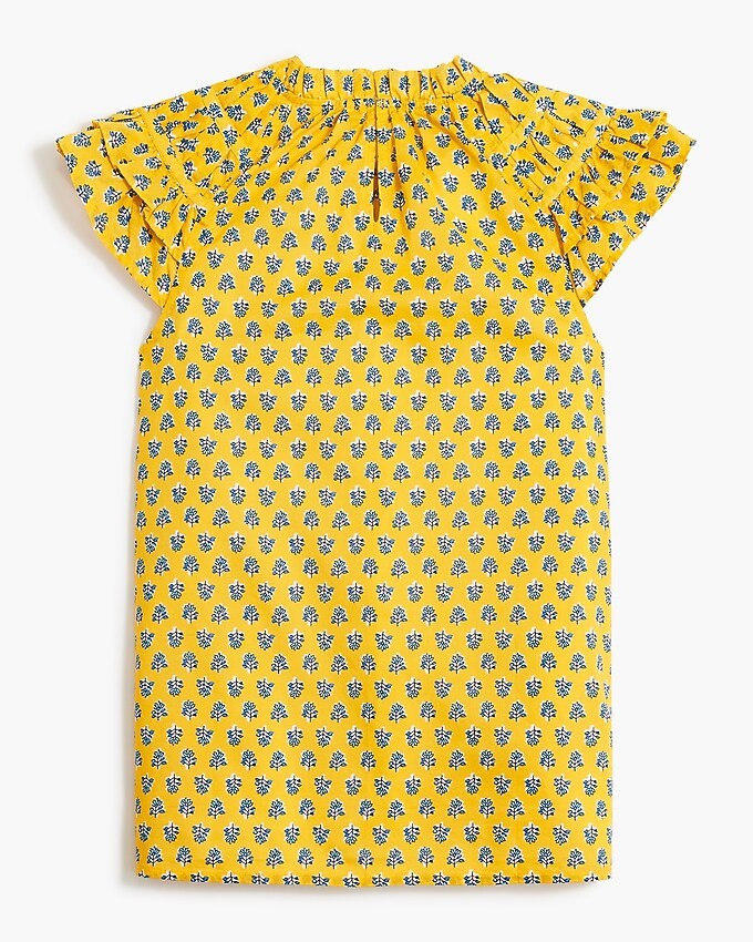 Flutter-sleeve top | J.Crew Factory