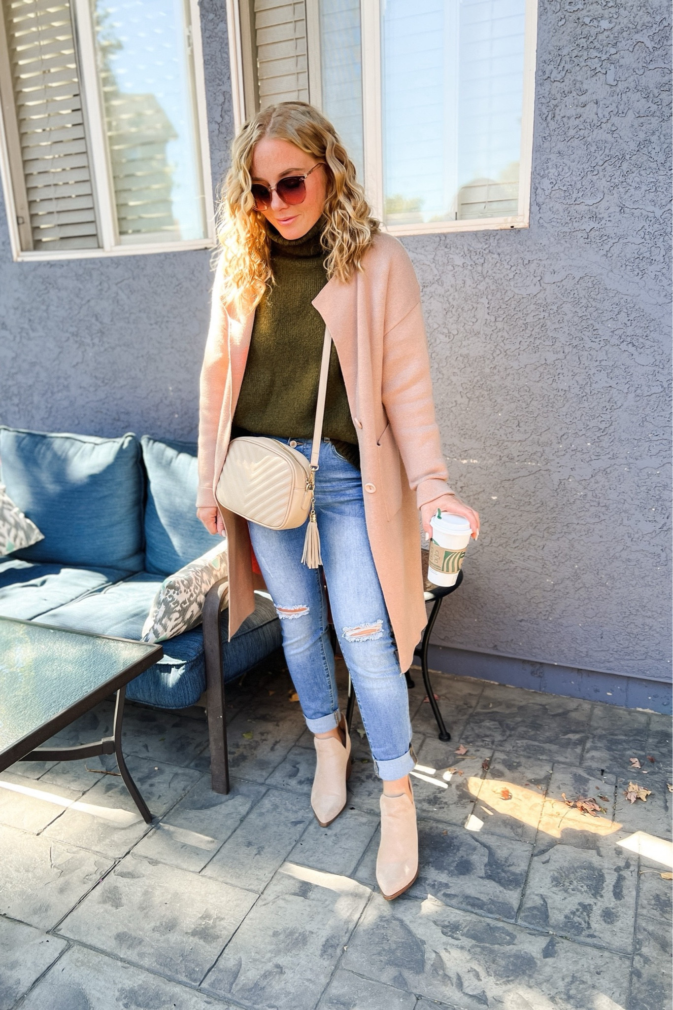 Olive green turtle neck sweater with a beige coatigan, jeans, nude crossbody bag, and nude ankle boots. Similar sweater and jeans linked

//Fall outfits 2024, fall fashion finds, fall favorites amazon,petite amazon fashion, casual mom outfit ideas, fall outfit amazon, amazon outfit ideas, casual outfit ideas, outfit inspo, casual fashion, amazon fall fashion, amazon casual outfit fall, cute casual outfit, outfit ideas fall, amazon shoes, amazon bag, purse, size 4-6, casual fall outfits, casual outfit ideas everyday, fall tops, fall fashion, fall bags, autumn outfit, #falloutfit 

#LTKFindsUnder50 #LTKWorkwear #LTKStyleTip