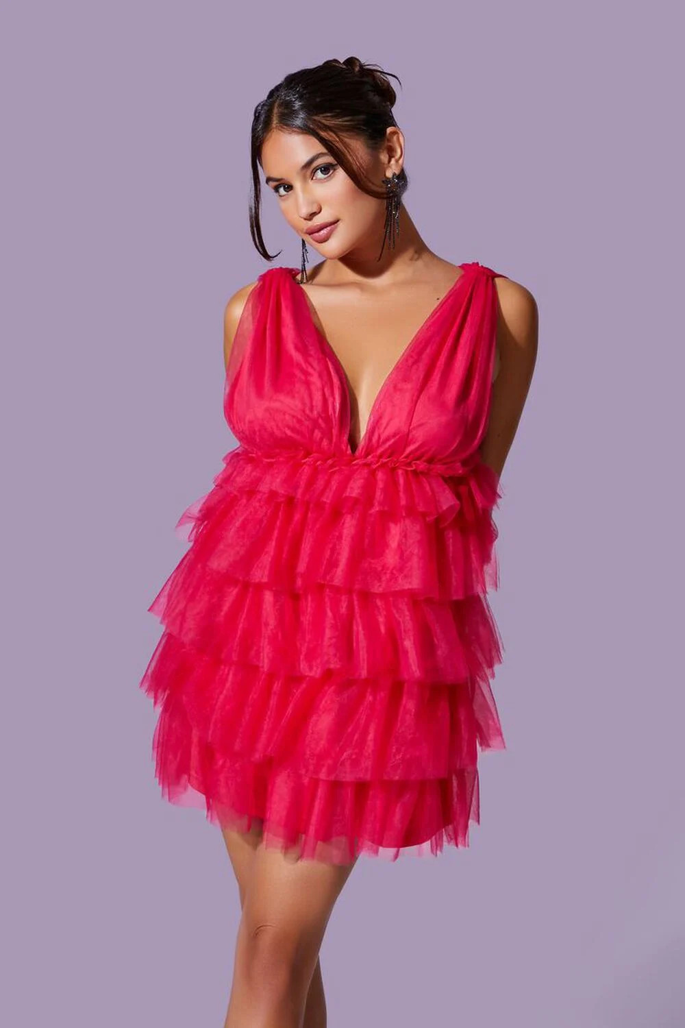 Tiered Ruffle Mini Dress | Forever 21 (US)