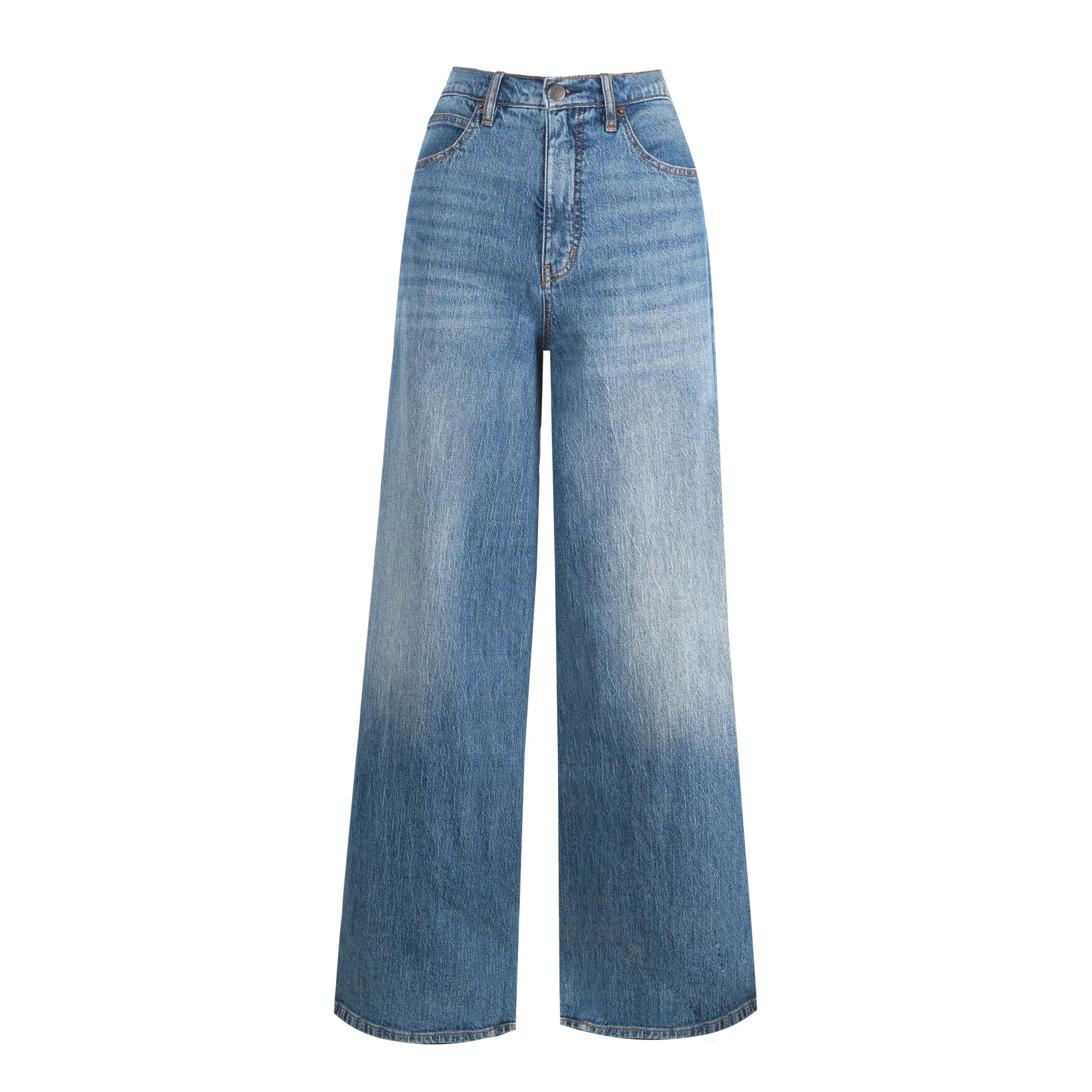 Jessica Simpson Women's and Women's Plus Freesia Wide Leg Jeans, Sizes 2-24W - Walmart.com | Walmart (US)