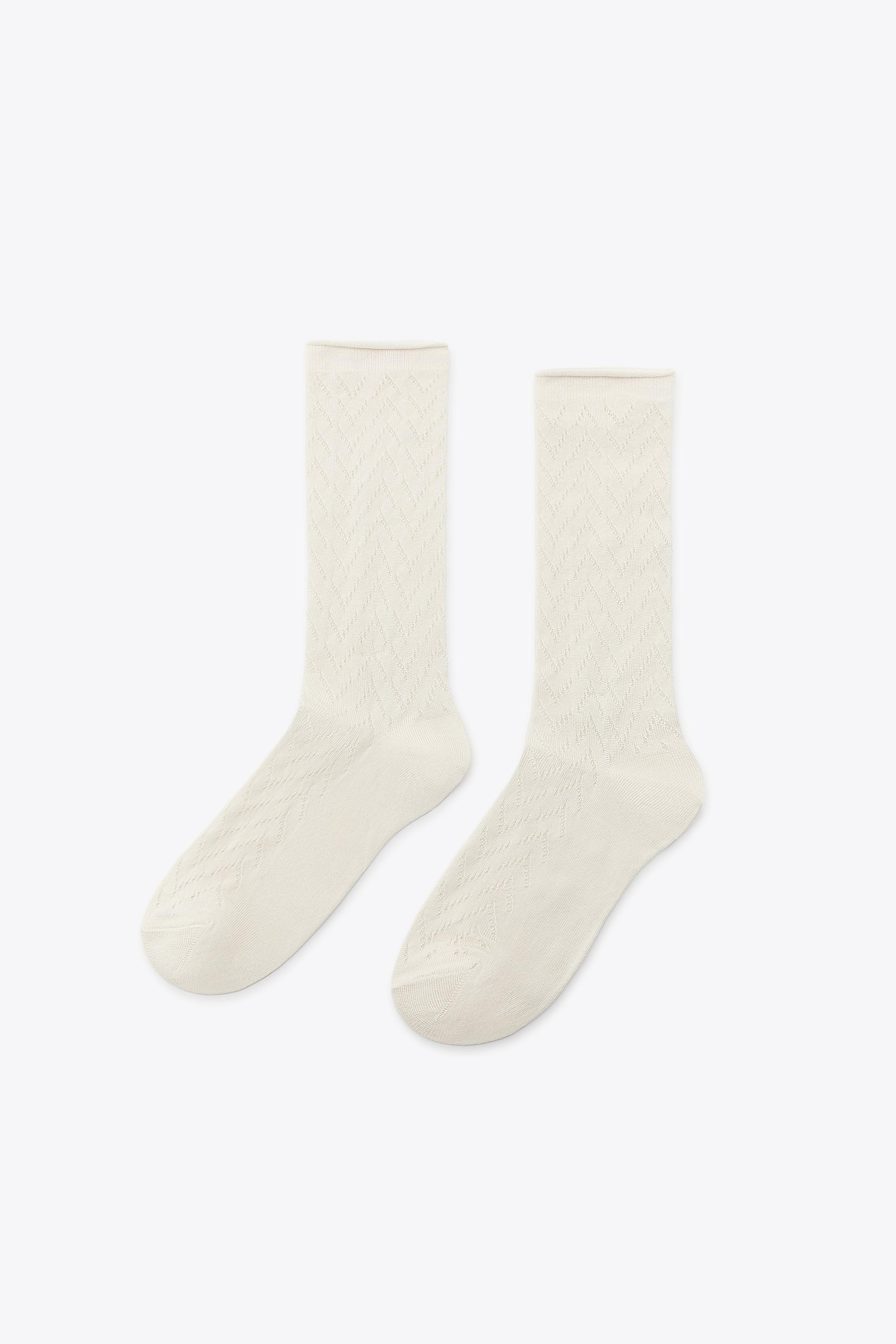 OPENWORK VISCOSE SOCKS | Zara US