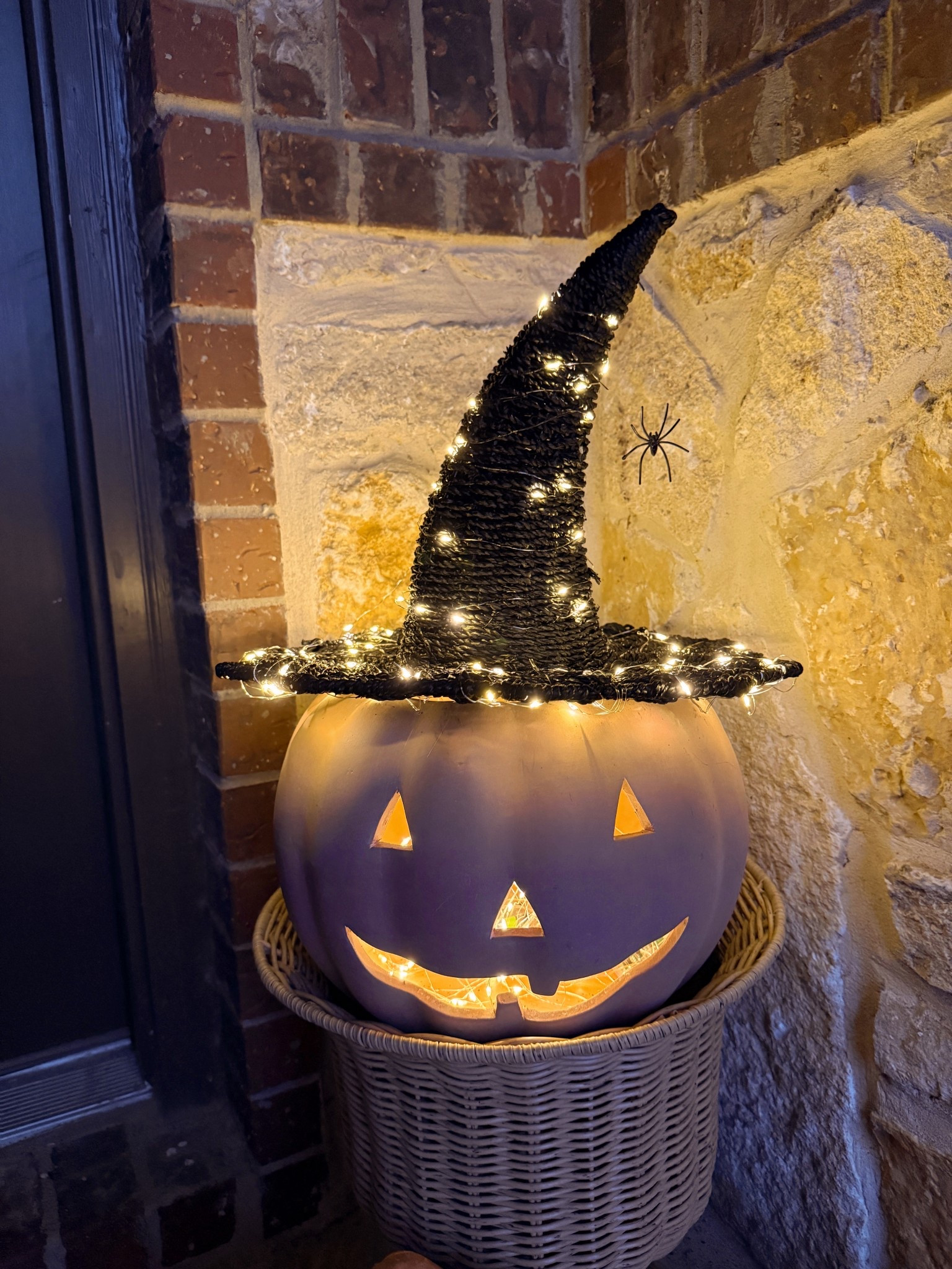 twinkle light jack o lantern! 