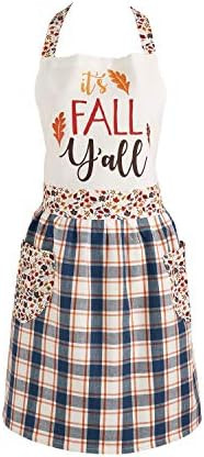 DII Women's Fall & Thanksgiving Kitchen Apron, Adjustable Long Waist Ties, It's Fall Y'all | Amazon (US)