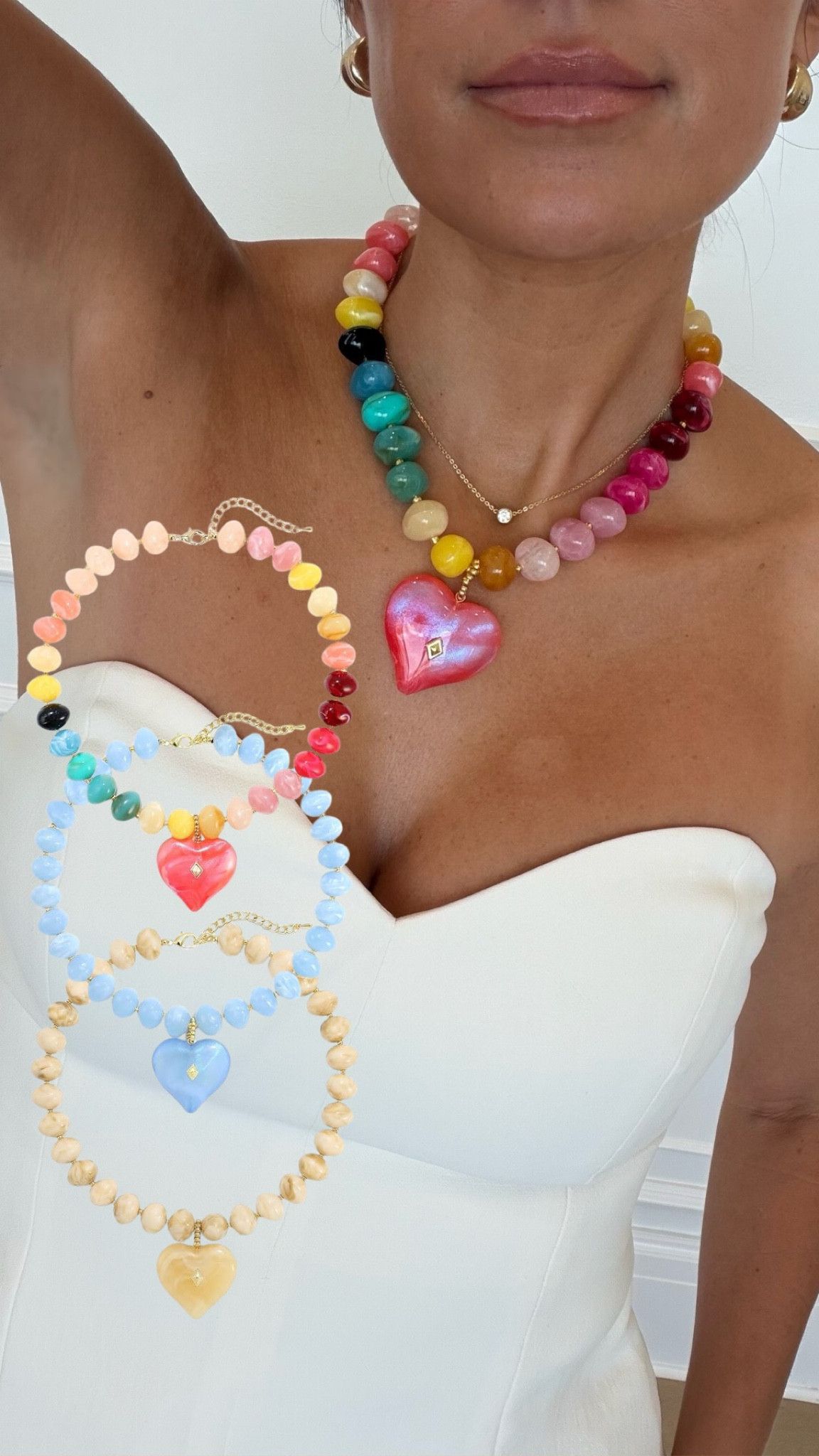 The cutest chunky beaded colorful necklace for summer 💖 under $15!

White top from @Aritzia size 4 

Summer outfit, summer fashion, vacation outfit 

#LTKootd #LTKSeasonal #LTKOver40