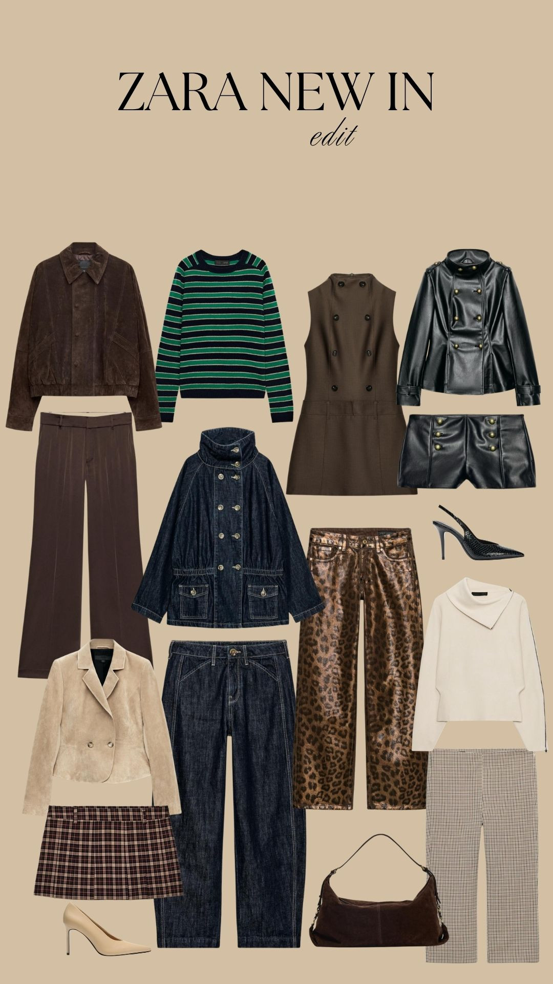 Zara New In 🍂

Rich Autumn Tones, Utility Dressing, Leather And Suede, Relaxed Tailoring, Statement Outerwear, Elevated Casualwear, Polished City Style, Transitional Wardrobe, Autumn Style, Autumn Fashion, Jackets

#LTKuk #LTKautumn #LTKeurope