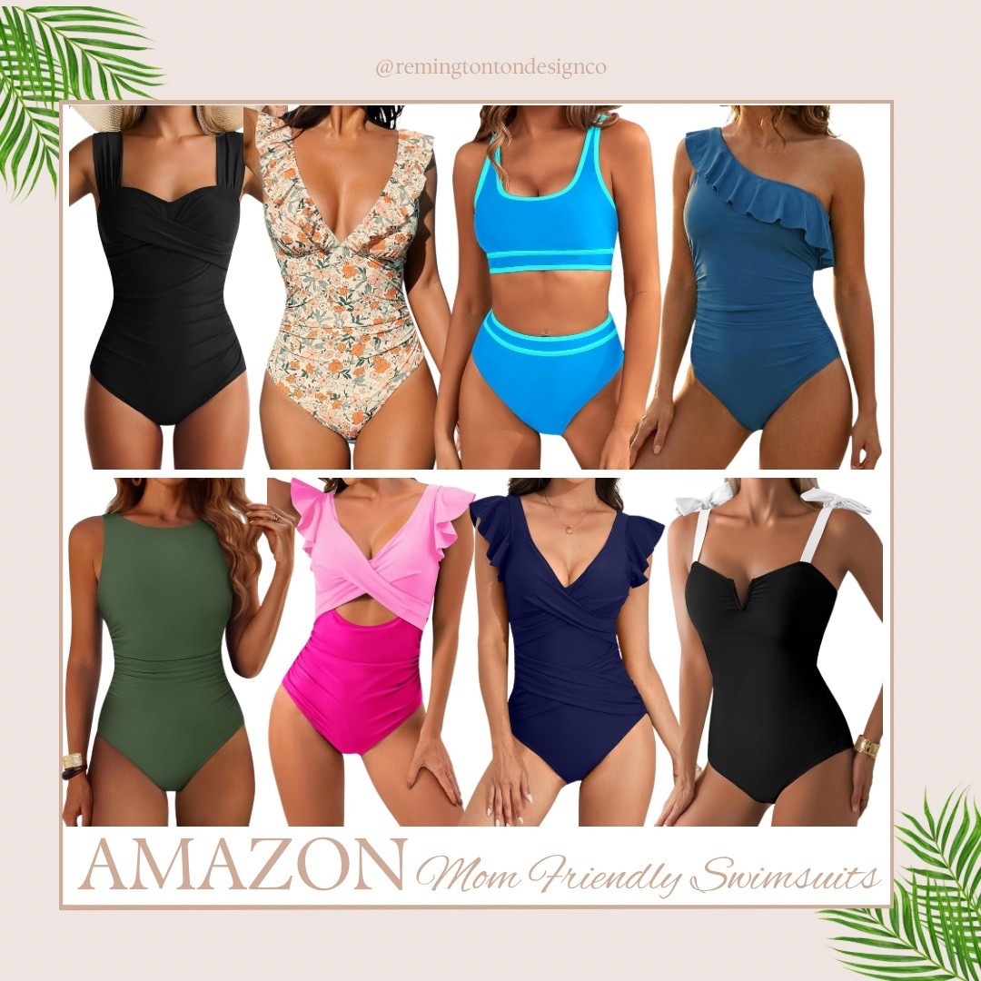 Mom friendly swimsuits from Amazon! So cute and so trendy! All linked! 

#LTKmomlife #LTKSpringSale #LTKSwim