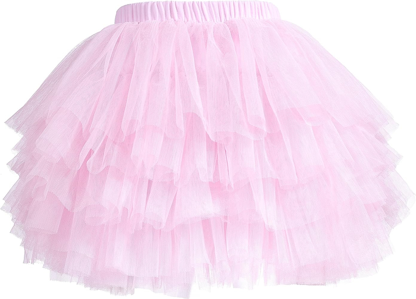 Baby Girls' Tutu Skirt Toddler 6 Layered Tulle Tutus 1-8T | Amazon (US)