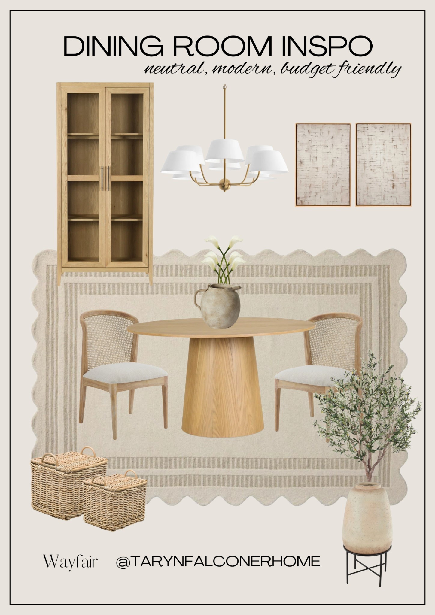 Neutral, modern & budget friendly dining room finds from @wayfair one of my favourite places to shop for all things home!

#wayfair #homefinds #diningroom #diningroomtable #diningchairs #cabinet #rug #artwork #chandelier #baskets #neutralhome #cozyhome #budgetfriendly

#LTKHome