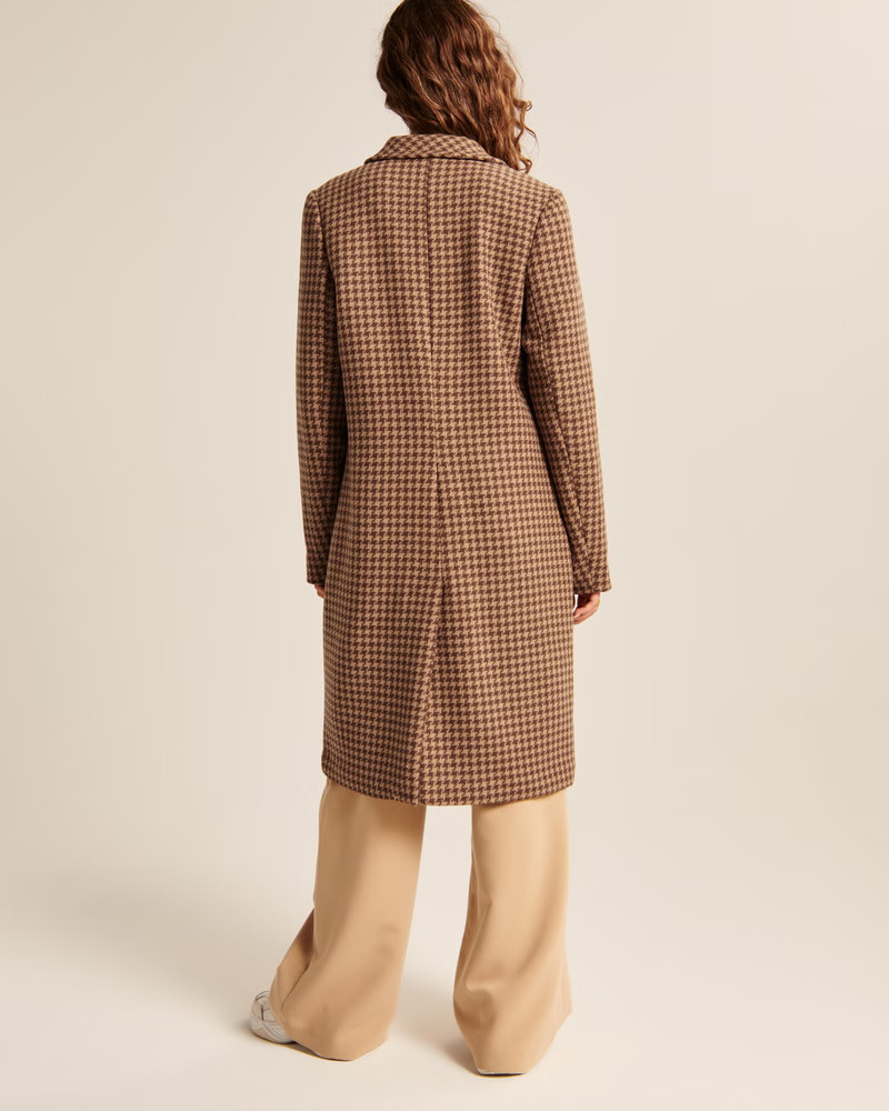 Wool-Blend Dad Coat | Abercrombie & Fitch (US)