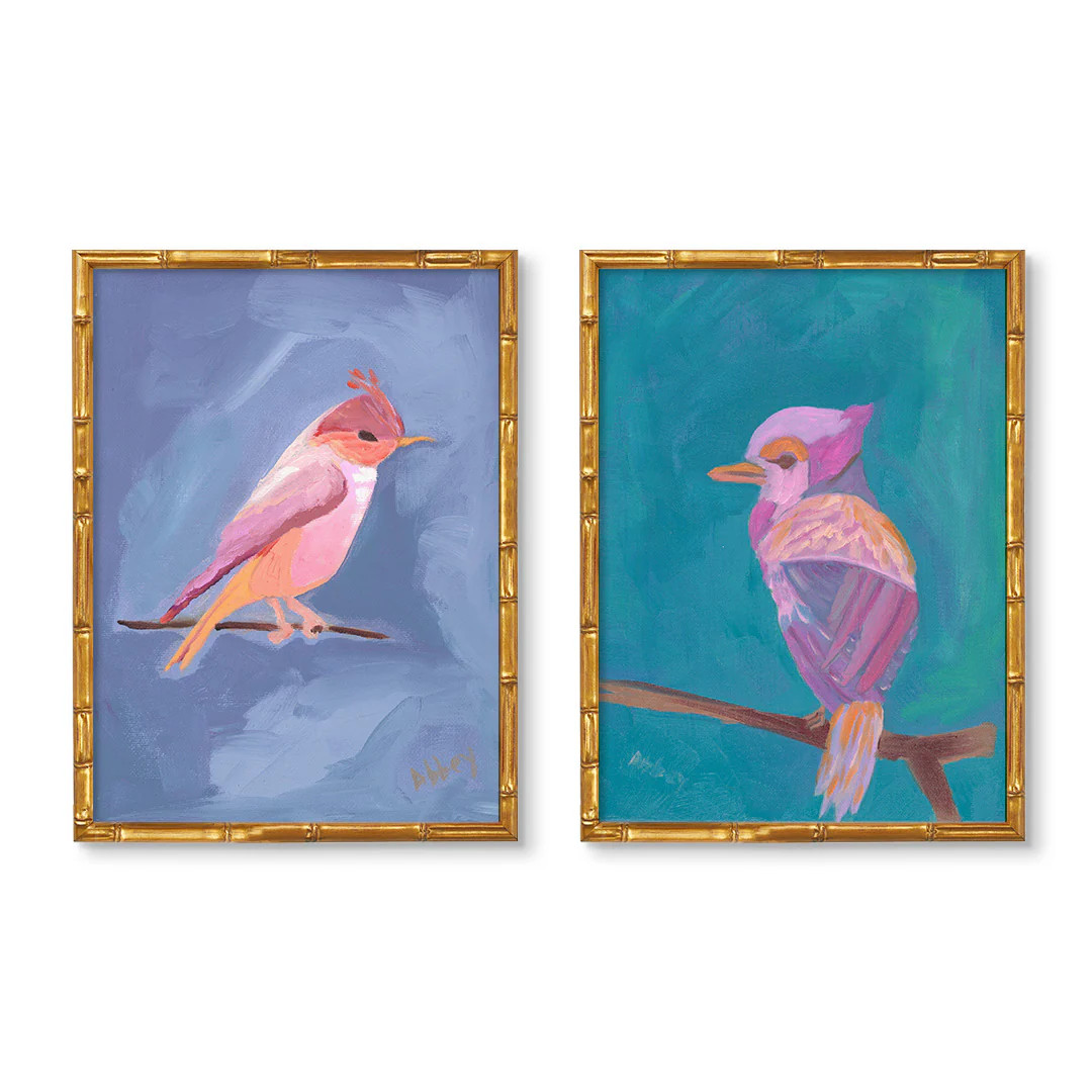 Bird Pair by Abbey Mueller | Urban Garden Prints